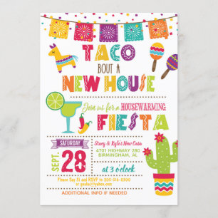 Taco Bout a New House Housewarming Einladung W