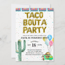 Taco Bout A Party | Einladung zum ersten Geburtsta