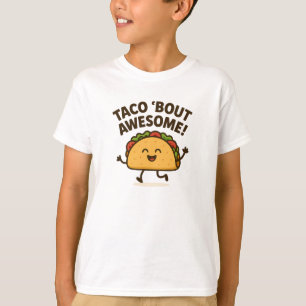 Taco ‘Bout Awesome Lustiges Taco-Grafik T-Shirt