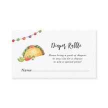 Taco' Bout Baby Dusche Windeln Raffel