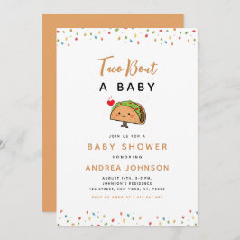 Taco Bout Baby Fiesta Groovy Retro Babydusche Einladung