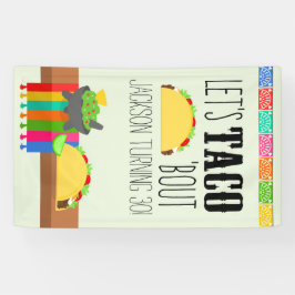 Taco 'Bout Birthday Fiesta Banner