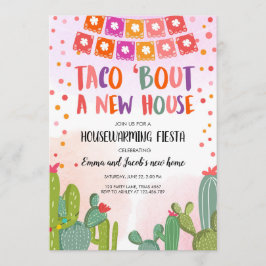 Taco Bout Ein neues Haus Party Fiesta Einladung