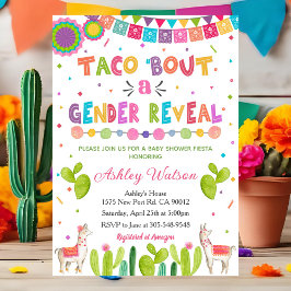Taco 'Bout eine Baby-Geschlechtsenthüllungs-Einlad Einladung