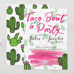Taco Bout Eine Verlobungsparty Einladung