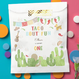 Taco Bout' Fun Fiesta mexicanischen ersten Geburts Geschenktütchen