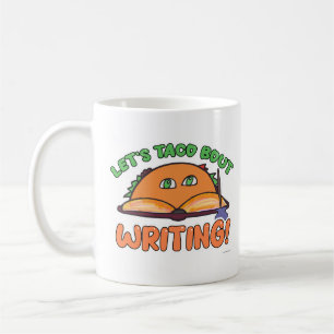 Taco Bout Funny Author Cartoon Mahlzeit Schreiben Kaffeetasse