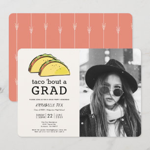 Taco Bout GRAD Foto Graduation Party Einladung