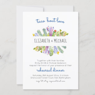 Taco Bout Liebe Cacti Fiesta Probe Abendessen