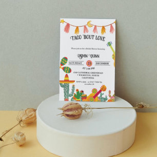Taco 'Bout Liebe Cactus Brautparty Einladung