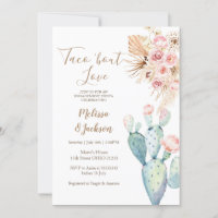 Taco Bout Liebe Cactus Pampas Grass Verlobung