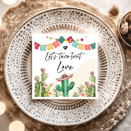 Taco Bout Liebe Fiesta Aquarell Cactus Dusche Serviette
