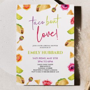 Taco Bout Liebe! Fiesta Brautparty Einladung