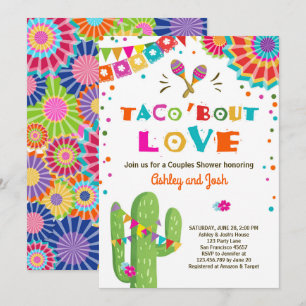 Taco Bout Liebe Fiesta Paare Dusche Einladung