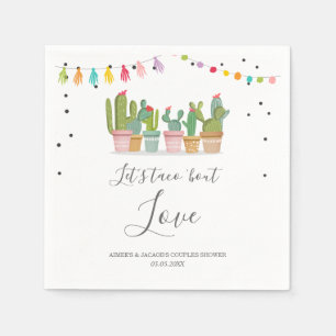 Taco Bout Liebe Fiesta Paare Dusche Napkins Serviette