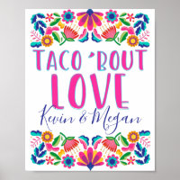 Taco Bout Liebe Fiesta Party Mexikanische Blume Po