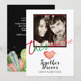 Taco Bout Liebe Foto Fiesta Wedding Einladung