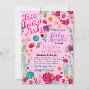 Taco Bout Liebe Kinderdusche Einladung