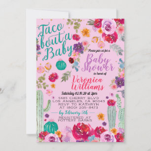 Taco Bout Liebe Kinderdusche Einladung