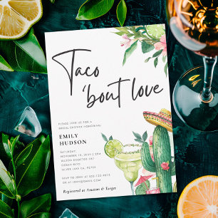 Taco Bout Liebe Mexikanisches Brautparty Einladung