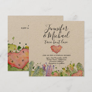 Taco Bout Liebe - Moderne Fun Fiesta Wedding Invit Einladung