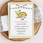 Taco Bout Liebe Paares Brautparty Fiesta Einladung<br><div class="desc">Farbenfrohe und elegante Handgemälde Aquarellmargarita und Taco Fiesta 'Taco bout Liebe' Paare/ Brautdusche Einladung.</div>