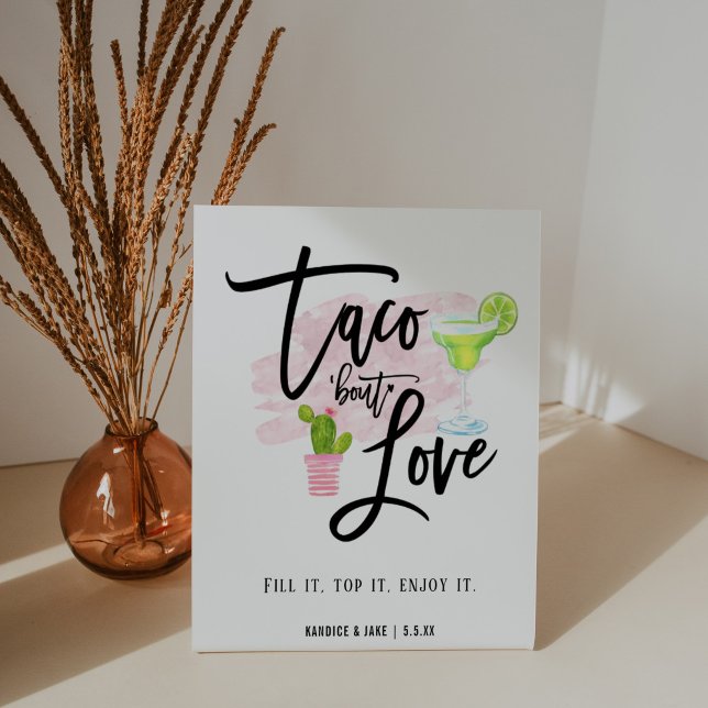 Taco Bout Liebe Taco-Bar-Hüttenschild Sockelschild (Von Creator hochgeladen)