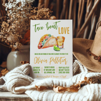 Taco 'Bout Liebe! Tacos und Tequila Brautparty Einladung