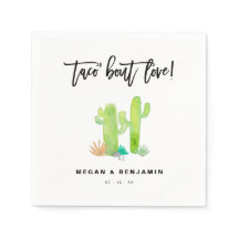 Taco Bout Liebe Watercolor Sukkulente Hochzeit