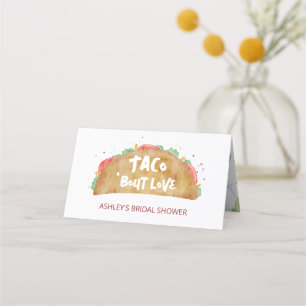 Taco 'Bout Love Hochzeit Brautparty Fiesta Platzkarte