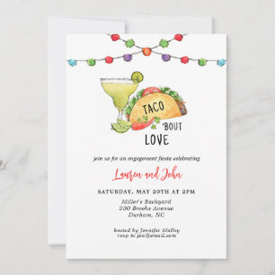 Taco Bout Love Mexikanische Fiesta Verlobungsparty Einladung