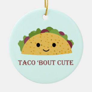 Taco Bout Niedlich Kawaii Taco Keramik Ornament