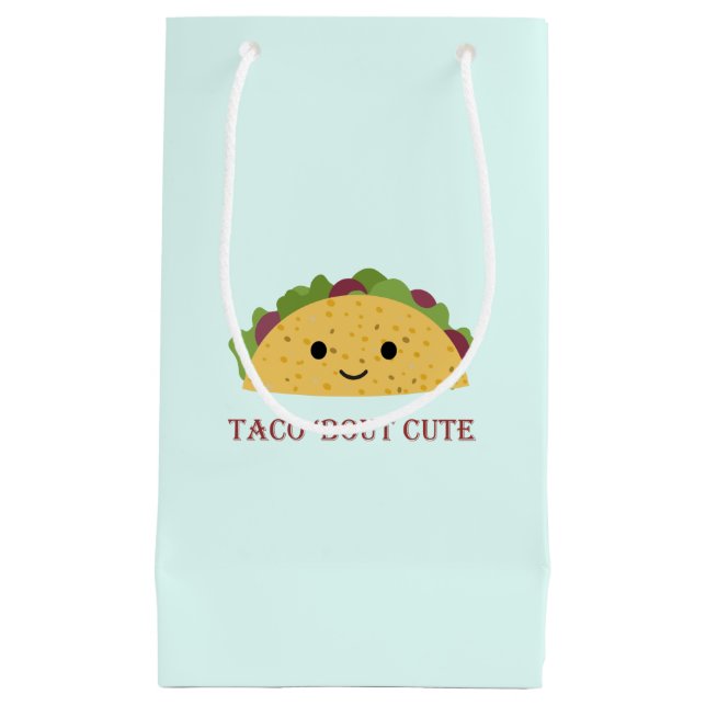 Taco Bout Niedlich Kawaii Taco Kleine Geschenktüte (Vorderseite)