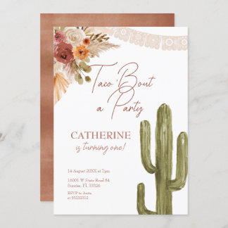 Taco 'Bout Party Fiesta Cactus Einladung