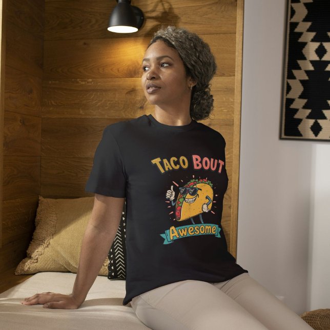 Taco Bout Phantastisch Funny Taco T-Shirt (Von Creator hochgeladen)