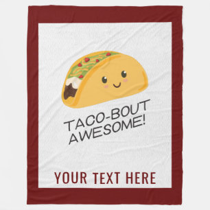 Taco-bout Phantastisch Kawaii Taco Blanket Fleecedecke