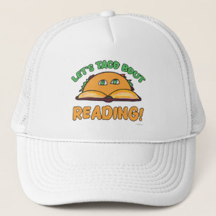 Taco Bout Reading Fun Cartoon Buch Kunst Truckerkappe