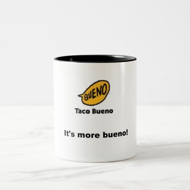 Taco bueno zweifarbige tasse (Mittel)