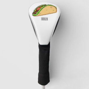 Taco-Cartoon-Abbildung Golf Headcover