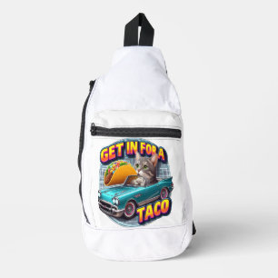 Taco Cat Cruise Crossbody Bag