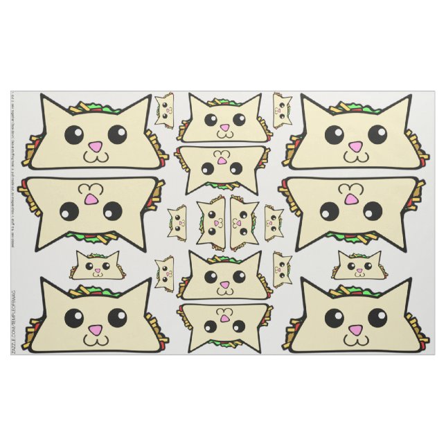 Taco Cat Cut and Seed Kit Stoff (Yard (91,4 cm))