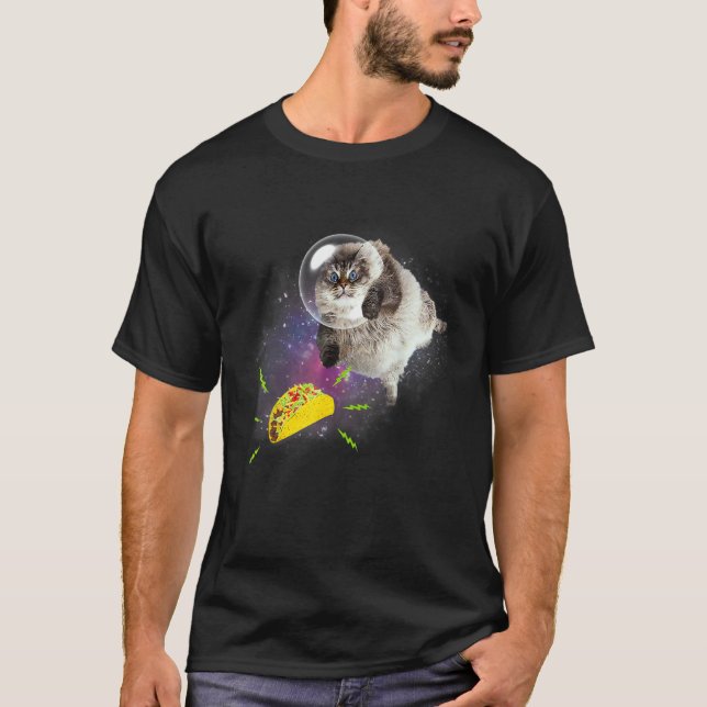 Taco Cat  Katzen Tacos T-Shirt (Vorderseite)