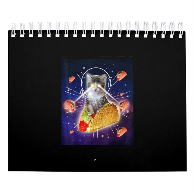Taco Cat Laser Eyes Kalender (Titelbild)