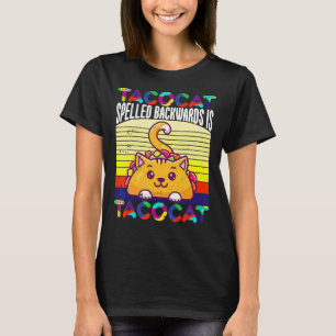 Taco Cat rückwärts geschrieben ist Tacocat Cinco T-Shirt