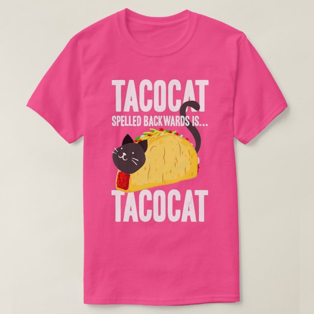 Taco Cat Tacocat spurte rückwärts von sonniger Nah T-Shirt (Design vorne)