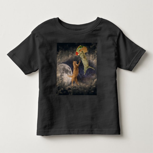 Taco Cats & the Moon & Universe Kleinkind T - Shir Kleinkind T-shirt (Vorderseite)