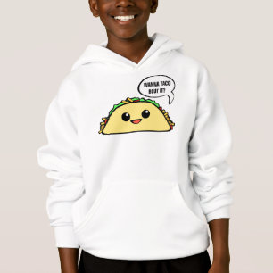 Taco-Charakter Hoodie