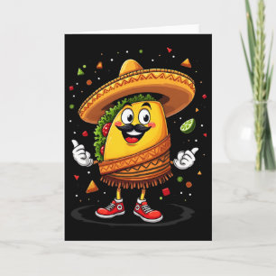 Taco Cinco De Mayo Feier Lustig Karte