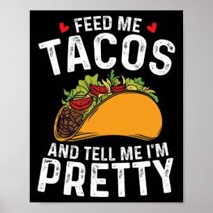 Taco Cinco De Mayo Funny Boys Girls Men Women Mexi Poster