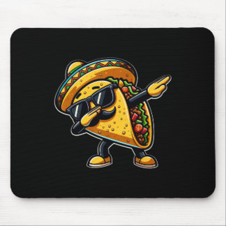 Taco Cinco De Mayo Funny Mexican Vatertag Mousepad